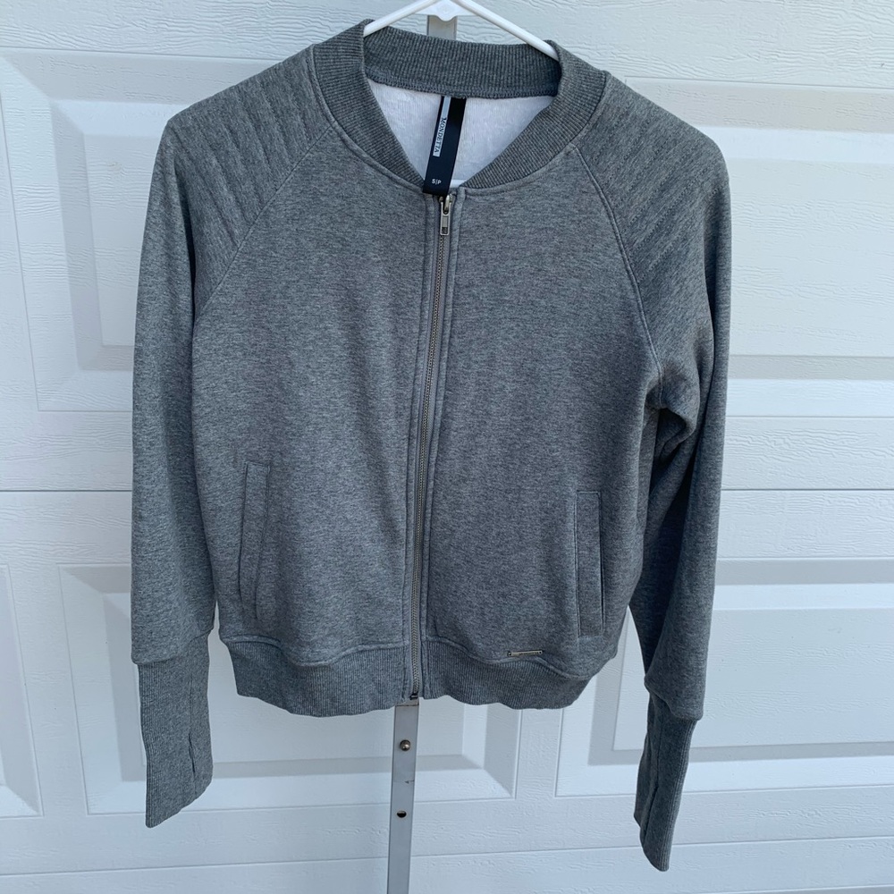 Mondetta gray full zip jacket